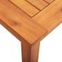 Mesa de jardín madera maciza de acacia 150x90x74 cm