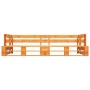 2-Sitzer-Paletten-Gartensofa aus honigbraunem Holz von vidaXL, Gartenbänke - Ref: Foro24-277449, Preis: 165,24 €, Rabatt: %