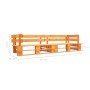 2-Sitzer-Paletten-Gartensofa aus honigbraunem Holz von vidaXL, Gartenbänke - Ref: Foro24-277449, Preis: 165,24 €, Rabatt: %