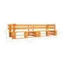 2-Sitzer-Paletten-Gartensofa aus honigbraunem Holz von vidaXL, Gartenbänke - Ref: Foro24-277449, Preis: 146,08 €, Rabatt: %