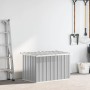 Caja de almacenaje para jardín gris 109x67x65 cm