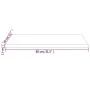 Rectangular table top solid pine wood 80x40x2.5 cm by vidaXL, Table tops - Ref: Foro24-824400, Price: 39,95 €, Discount: %