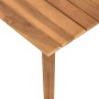 Mesa de centro de jardín madera maciza de acacia 60x60x36 cm