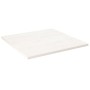 Quadratische Tischplatte Massives Zirbenholz weiß 90x90x2,5 cm von vidaXL, Tischplatten - Ref: Foro24-824396, Preis: 102,38 €...