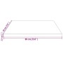 Solid pine wood square table top 60x60x2.5 cm by vidaXL, Table tops - Ref: Foro24-824380, Price: 46,52 €, Discount: %