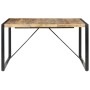 Rauer Mangoholz Esstisch 140x140x75 cm von vidaXL, Küchen- und Esstische - Ref: Foro24-321572, Preis: 266,28 €, Rabatt: %