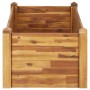 Arriate de madera maciza de acacia 110x60x44 cm en Maceteros y jardineras | Comprar online en Foro24