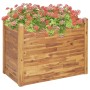Arriate de madera maciza de acacia 110x60x84 cm en Maceteros y jardineras | Comprar online en Foro24