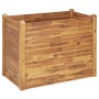 Arriate de madera maciza de acacia 110x60x84 cm en Maceteros y jardineras | Comprar online en Foro24