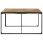 Rauer Mangoholz Esstisch 140x140x75 cm von vidaXL, Küchen- und Esstische - Ref: Foro24-321572, Preis: 266,28 €, Rabatt: %