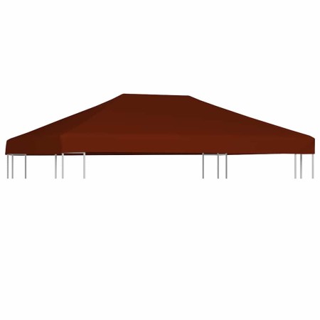 Toldo de cenador terracota 310 g/m² 3x4 m en Cubiertas para carpas y cenadores | Comprar online en Foro24