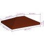 Toldo de cenador terracota 310 g/m² 3x4 m