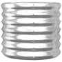 Powder coated steel planter 40x40x36 cm silver by vidaXL, Pots and planters - Ref: Foro24-318847, Price: 24,73 €, Discount: %