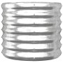 Powder coated steel planter 40x40x36 cm silver by vidaXL, Pots and planters - Ref: Foro24-318847, Price: 25,34 €, Discount: %