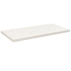 Rechteckige Tischplatte aus weißem Kiefernholz, 80 x 40 x 2,5 cm von vidaXL, Tischplatten - Ref: Foro24-824401, Preis: 40,35 ...