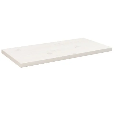 Rectangular white pine wood table top 80x40x2.5 cm by vidaXL, Table tops - Ref: Foro24-824401, Price: 40,35 €, Discount: %