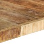 Rauer Mangoholz Esstisch 140x140x75 cm von vidaXL, Küchen- und Esstische - Ref: Foro24-321572, Preis: 266,28 €, Rabatt: %