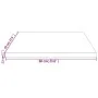 Quadratische Tischplatte aus massivem weißem Kiefernholz, 60 x 60 x 2,5 cm von vidaXL, Tischplatten - Ref: Foro24-824381, Pre...