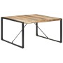 Rauer Mangoholz Esstisch 140x140x75 cm von vidaXL, Küchen- und Esstische - Ref: Foro24-321572, Preis: 266,28 €, Rabatt: %