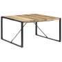 Rauer Mangoholz Esstisch 140x140x75 cm von vidaXL, Küchen- und Esstische - Ref: Foro24-321572, Preis: 266,28 €, Rabatt: %