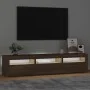TV-Schrank mit LED-Leuchten Eiche braun 180x35x40 cm von vidaXL, TV-Möbel - Ref: Foro24-3152761, Preis: 162,30 €, Rabatt: %