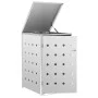 240L stainless steel individual garbage container shed by vidaXL, Waste container supports - Ref: Foro24-145379, Price: 220,6...