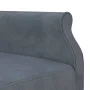 Sofá cama en forma de L terciopelo gris oscuro 271x140x70 cm de vidaXL, Sofás - Ref: Foro24-3157277, Precio: 452,04 €, Descue...