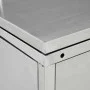 240L stainless steel individual garbage container shed by vidaXL, Waste container supports - Ref: Foro24-145379, Price: 220,6...