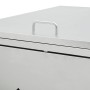 Quadruple stainless steel garbage container shed 240L by vidaXL, Waste container supports - Ref: Foro24-145382, Price: 589,22...