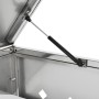 Quadruple stainless steel garbage container shed 240L by vidaXL, Waste container supports - Ref: Foro24-145382, Price: 589,22...