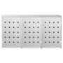 Schuppen für 3 240-l-Edelstahl-Müllcontainer von vidaXL, Halterungen für Abfallbehälter - Ref: Foro24-145381, Preis: 512,88 €...