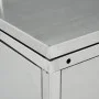 Schuppen für 3 240-l-Edelstahl-Müllcontainer von vidaXL, Halterungen für Abfallbehälter - Ref: Foro24-145381, Preis: 505,03 €...