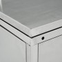 Schuppen für 3 240-l-Edelstahl-Müllcontainer von vidaXL, Halterungen für Abfallbehälter - Ref: Foro24-145381, Preis: 512,88 €...