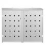 240L stainless steel double garbage container shed by vidaXL, Waste container supports - Ref: Foro24-145380, Price: 486,15 €,...