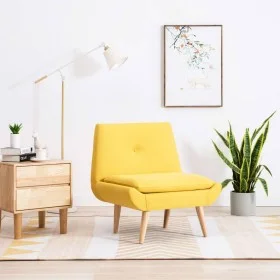 Yellow fabric upholstered armchair by vidaXL, Armchairs - Ref: Foro24-246986, Price: 167,19 €, Discount: %