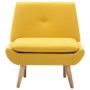 Yellow fabric upholstered armchair by vidaXL, Armchairs - Ref: Foro24-246986, Price: 170,69 €, Discount: %