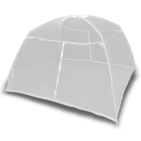 Tienda de campaña de fibra de vidrio blanco 200x150x145 cm