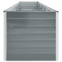 Arriate de acero galvanizado gris 400x80x45 cm en Maceteros y jardineras | Comprar online en Foro24