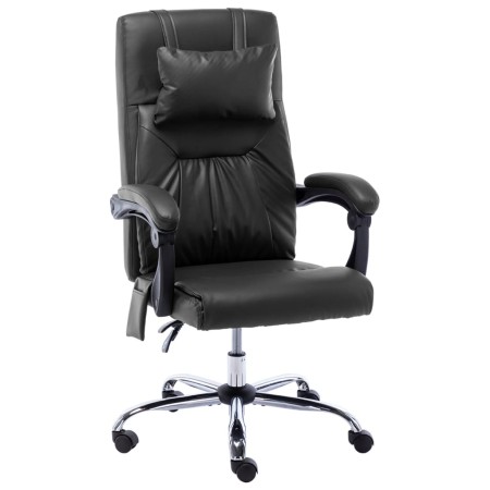 Schwarzer Massage-Bürostuhl aus Kunstleder von vidaXL, Bürostühle - Ref: Foro24-20292, Preis: 165,89 €, Rabatt: %