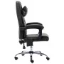 Schwarzer Massage-Bürostuhl aus Kunstleder von vidaXL, Bürostühle - Ref: Foro24-20292, Preis: 165,89 €, Rabatt: %