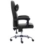 Schwarzer Massage-Bürostuhl aus Kunstleder von vidaXL, Bürostühle - Ref: Foro24-20292, Preis: 165,89 €, Rabatt: %