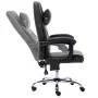 Schwarzer Massage-Bürostuhl aus Kunstleder von vidaXL, Bürostühle - Ref: Foro24-20292, Preis: 165,89 €, Rabatt: %