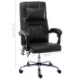 Black Faux Leather Massage Office Chair by vidaXL, Office chairs - Ref: Foro24-20292, Price: 165,89 €, Discount: %