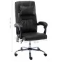 Schwarzer Massage-Bürostuhl aus Kunstleder von vidaXL, Bürostühle - Ref: Foro24-20292, Preis: 165,89 €, Rabatt: %
