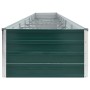 Arriate de acero galvanizado verde 600x80x45 cm