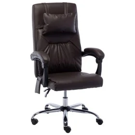 Brauner Massage-Bürostuhl aus Kunstleder von vidaXL, Bürostühle - Ref: Foro24-20293, Preis: 168,53 €, Rabatt: %