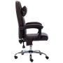 Brauner Massage-Bürostuhl aus Kunstleder von vidaXL, Bürostühle - Ref: Foro24-20293, Preis: 170,94 €, Rabatt: %