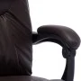 Brauner Massage-Bürostuhl aus Kunstleder von vidaXL, Bürostühle - Ref: Foro24-20293, Preis: 168,50 €, Rabatt: %