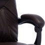 Brauner Massage-Bürostuhl aus Kunstleder von vidaXL, Bürostühle - Ref: Foro24-20293, Preis: 170,94 €, Rabatt: %
