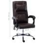 Brauner Massage-Bürostuhl aus Kunstleder von vidaXL, Bürostühle - Ref: Foro24-20293, Preis: 170,94 €, Rabatt: %